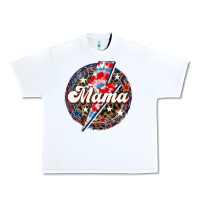 White Western Mama Patriotic Urban Heavy Tee - LillyAllenDesigns