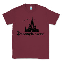 Burgundy desantis world anti woke corporation political t shirt Classic Tee - baoMotion