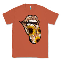 Copper Leopard Sunflower Tongue Classic Tee - Jasminsmagicworld
