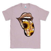 Lilac Leopard Sunflower Tongue Classic Tee - Jasminsmagicworld
