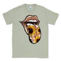 Matcha Leopard Sunflower Tongue Classic Tee - Jasminsmagicworld