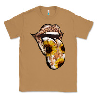 Toasted Coconut Leopard Sunflower Tongue Classic Tee - Jasminsmagicworld