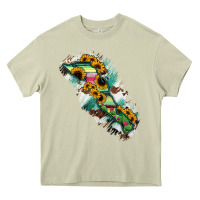 Mossy Baja California Sur State Of Mexico Map Heavy Core Tee - RanaPortraitStore