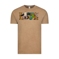 Western Love Holstein Cow Vintage Tee | Teevron