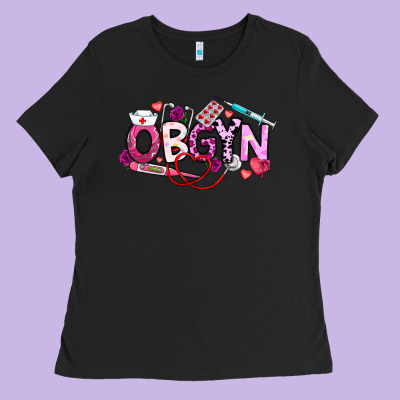 Valentine Obgyn Ladies Tee Designed By Cowhidedigitalart