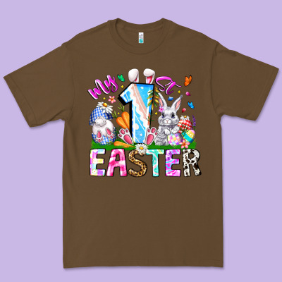 My 1st Easter Premium Tee Designed By Cowhidedigitalart