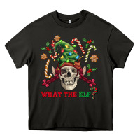 Asphalt what the elf skull Heavy Core Tee - FaDigitalArtStudio