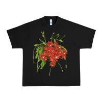Black Red Orchid Cactus Urban Heavy Tee - LillyAllenDesigns
