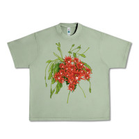 Oil Green Red Orchid Cactus Urban Heavy Tee - LillyAllenDesigns