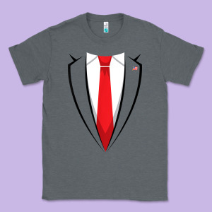 Halloween Trump Suit Shirt Us President Easy Costume T Shirt Classic Tee Designed By Baomotion