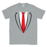 Heather Grey halloween trump suit shirt us president easy costume t shirt Classic Tee - baoMotion