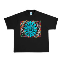 Black cowhide and serape gemstone background Urban Heavy Tee - RanaPortraitStore