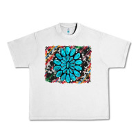 Lunar Rock cowhide and serape gemstone background Urban Heavy Tee - RanaPortraitStore