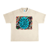 Sandshell cowhide and serape gemstone background Urban Heavy Tee - RanaPortraitStore