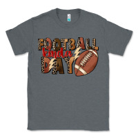 Charcoal Heather football kinda day Classic Tee - FaDigitalArtStudio