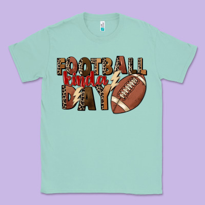 Football Kinda Day Classic Tee Designed By Fadigitalartstudio
