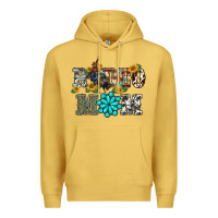 Antique Gold western rodeo bullfighter mom turquoise gemstones  sunflowers Premium Hoodie - BarkalooDesign