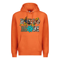Carrot western rodeo bullfighter mom turquoise gemstones  sunflowers Premium Hoodie - BarkalooDesign
