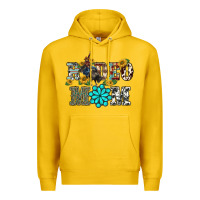 Western Rodeo Bullfighter Mom Turquoise Gemstones  Sunflowers Premium Hoodie | Teevron