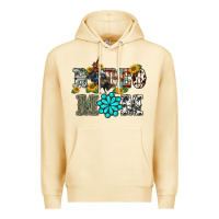 Pina Colada western rodeo bullfighter mom turquoise gemstones  sunflowers Premium Hoodie - BarkalooDesign