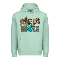 Seafoam western rodeo bullfighter mom turquoise gemstones  sunflowers Premium Hoodie - BarkalooDesign