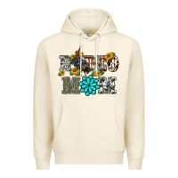 Tofu western rodeo bullfighter mom turquoise gemstones  sunflowers Premium Hoodie - BarkalooDesign