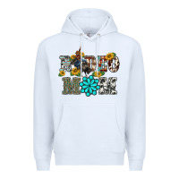 White western rodeo bullfighter mom turquoise gemstones  sunflowers Premium Hoodie - BarkalooDesign