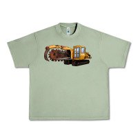 Oil Green Thencher Chain Urban Heavy Tee - LillyAllenDesigns