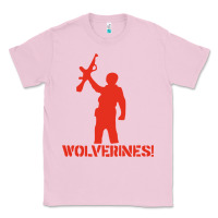 Bubblegum Pink red dawn wolverines Classic Tee - baoMotion