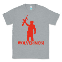 Heather Grey red dawn wolverines Classic Tee - baoMotion