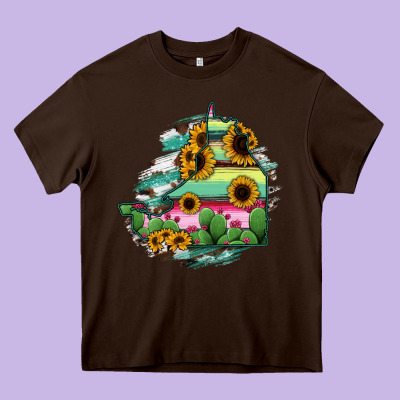 Campeche State Of Mexico Map Heavy Core Tee Designed By Ranaportraitstore