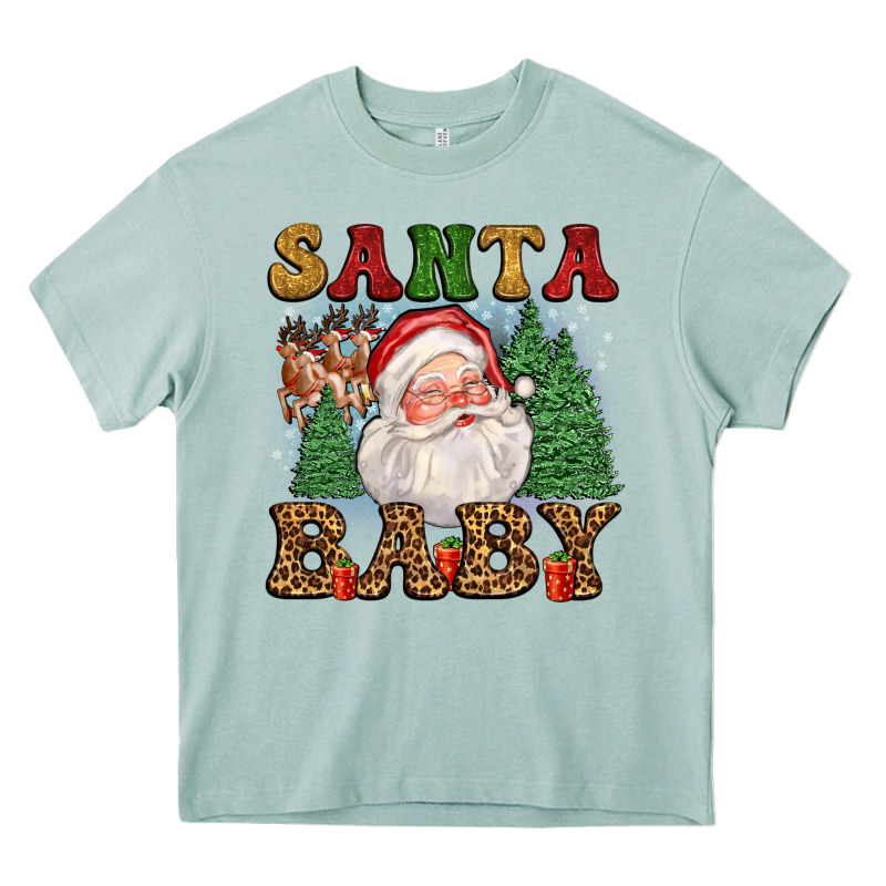 Santa Baby Heavy Core Tee by FaDigitalArtStudio | Teevron
