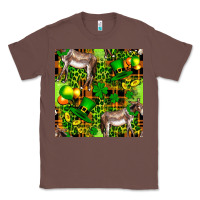 Chestnut St. Patrick's Donkey With Leprechaun Classic Tee - FaDigitalArtStudio