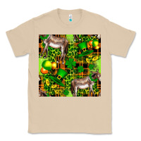 Mushroom St. Patrick's Donkey With Leprechaun Classic Tee - FaDigitalArtStudio