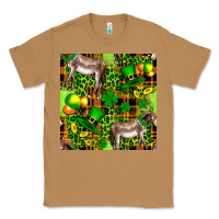 Toasted Coconut St. Patrick's Donkey With Leprechaun Classic Tee - FaDigitalArtStudio