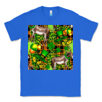 True Royal St. Patrick's Donkey With Leprechaun Classic Tee - FaDigitalArtStudio