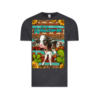 Vintage Black Welcome Cute Baby Calf Vintage Tee - LillyAllenDesigns