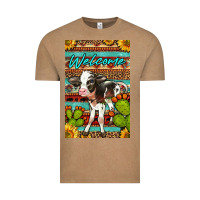 Vintage Coffee Welcome Cute Baby Calf Vintage Tee - LillyAllenDesigns