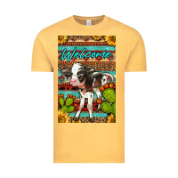 Vintage Mustard Welcome Cute Baby Calf Vintage Tee - LillyAllenDesigns