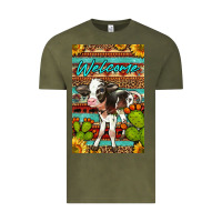 Vintage Olive Welcome Cute Baby Calf Vintage Tee - LillyAllenDesigns