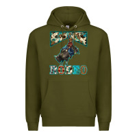 Army Green western rodeo bullfighter Premium Hoodie - BarkalooDesign