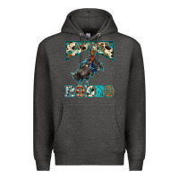 Charcoal Heather western rodeo bullfighter Premium Hoodie - BarkalooDesign