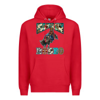 Red western rodeo bullfighter Premium Hoodie - BarkalooDesign