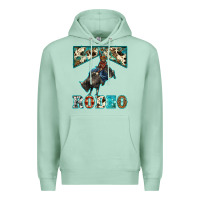 Seafoam western rodeo bullfighter Premium Hoodie - BarkalooDesign