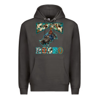 Smoke western rodeo bullfighter Premium Hoodie - BarkalooDesign