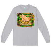 Moon Dust st patricks day farm chicken gold eggs leopard serape glitter Long Sleeve Tee - Artiststas