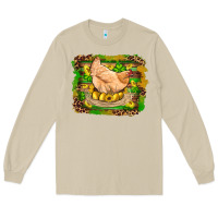 Mushroom st patricks day farm chicken gold eggs leopard serape glitter Long Sleeve Tee - Artiststas