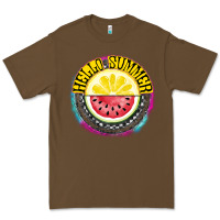 Cacao Hello Summer Premium Tee - CowhideDigitalArt