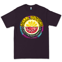 Plum Hello Summer Premium Tee - CowhideDigitalArt