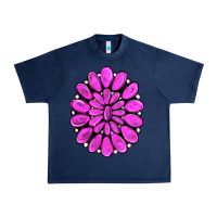 Navy pink gemstone Urban Heavy Tee - RanaPortraitStore